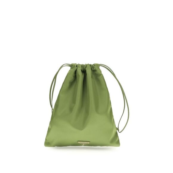 Prada Bicolor Recycled Polyamide Shoulder Women's Bag